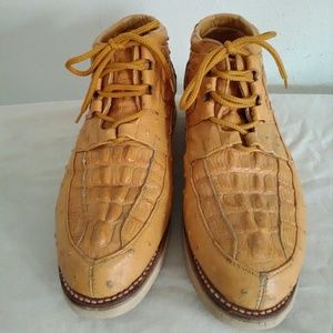 Bilbo Men's Ostrich Shoes Size 11